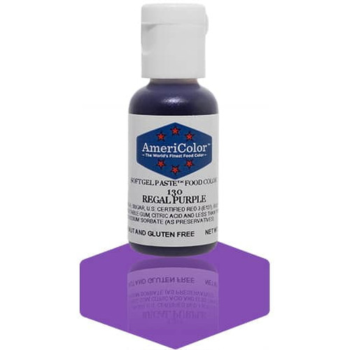 Americolor, Soft Gel Paste Food Color, Regal Purple .75 Oz