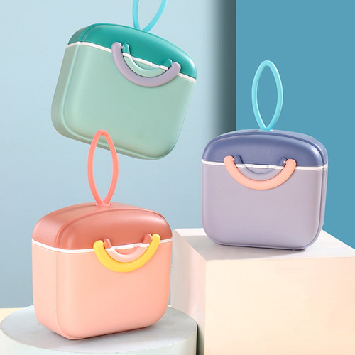 Mybeauty Milk Powder Container Large Capacity Heat Resistant Pp All-purpose Milk Powder Storage Box With Scoop For Travel Green