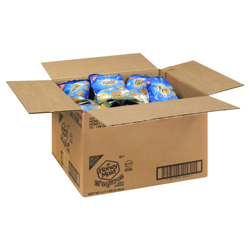 Honey Maid Lil' Squares Honey Graham Crackers 1.06 Oz. Bags Moz001932000166