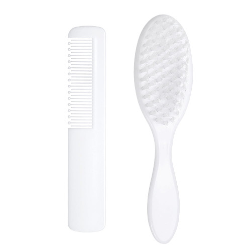 Everpert Abs Newborn Baby Hair Brush Soft Infant Comb Head Scalp Massager Tool Set