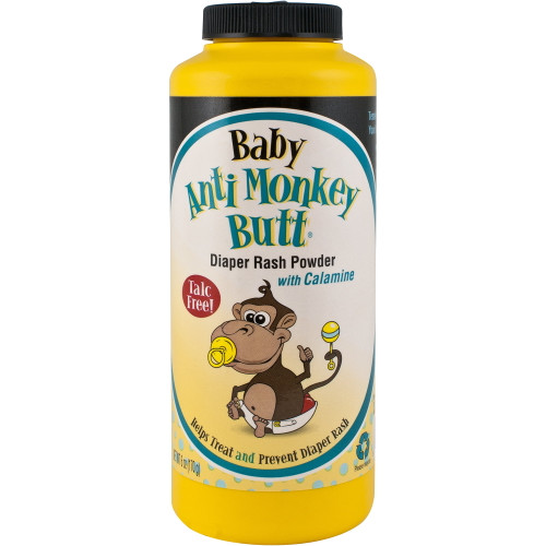Baby Anti Monkey Butt Diaper Rash Powder, 6 Oz