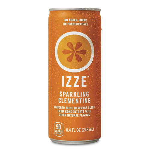 Izze Sparkling Juice, Clementine, 8.4 Fl Oz (24 Count)