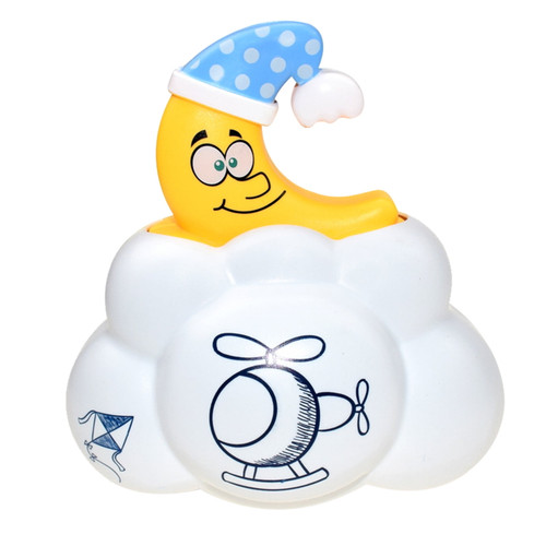 Buodes Bathtub Toy Holder Children Summer Beach Bath Water Toys Cartoon Can Hide Sun Moon Star