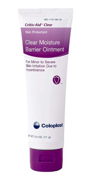 Coloplast Critic-aid Clear Moisture Barrier Ointment & Skin Protectant, 2-1/2 Oz Tube, Scented | 1 Tube