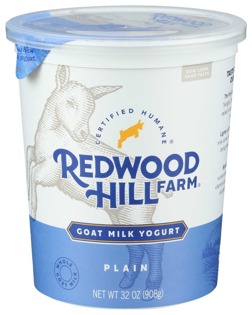 (6 Pack)redwood Hill Farm Goat Milk Yogurt, Plain, 32 Ounce.
