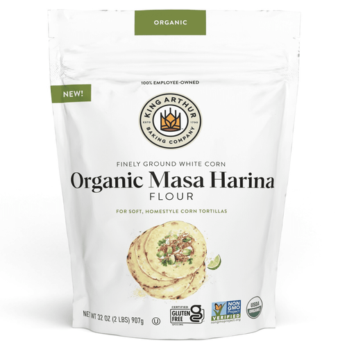 King Arthur Organic Masa Harina Flour, 2 Lb Bag