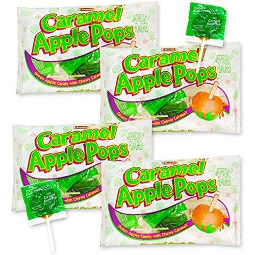 Tootsie Caramel Apple Pops~ Limited Edition (20 Ounces (4 Bags, 5 Ounces Each))