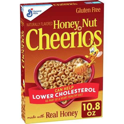 Honey Nut Cheerios Heart Healthy Cereal, 10.8 Oz Box