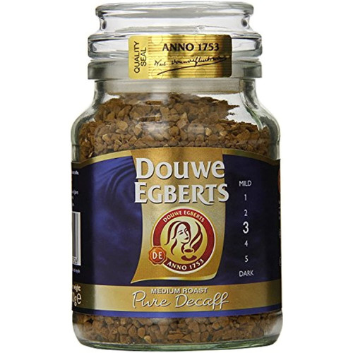 Douwe Egberts Pure Decaf Instant Coffee, Medium Roast, 3.5-ounce, 100g