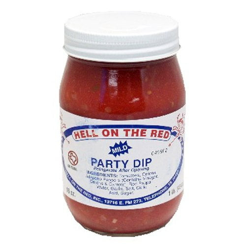Hell On The Red Party Dip Mild Salsa, 16 Oz. (pack Of 4)