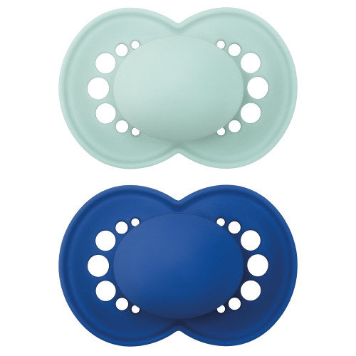 Mam Original Matte Pacifier, 16+ Months, Boy, 2 Pack