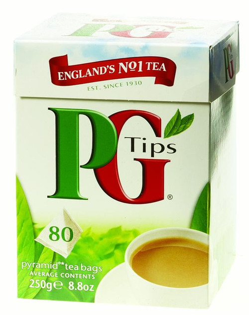 P G Tips Pyramid Teabags, 80ct, 8.18oz (232g)