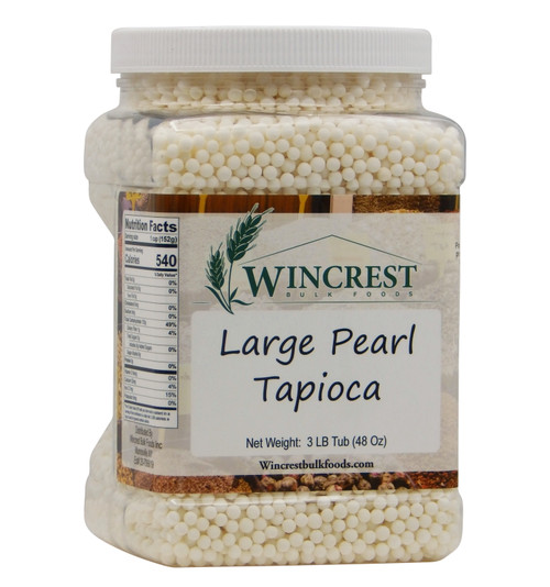 Large Pearl Tapioca - 3 Lb Tub