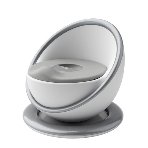 Xjd Baby Potty Training Toilet,toddler Toilet With Soft Pu Seat,removable Potty Pot,grey