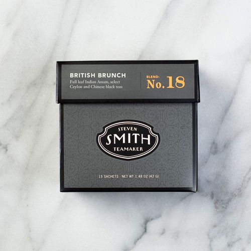 Smith Teamaker British Brunch (english Breakfast Full Leaf Black Tea), 1.48 Oz, 15 Bags