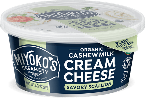 (6 Pack) Miyokos Scallian Vegan Cream Cheese, 8oz