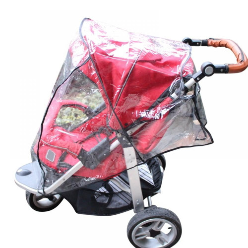 Stroller Rain Cover, Universal Stroller Accessory, Waterproof, Windproof Protection, Dustproof, Baby Travel Weather Shield Clear Rain Cover