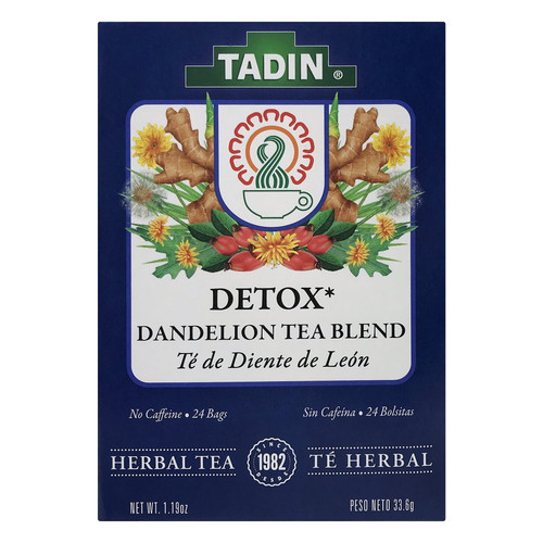Tadin Detox Dandelion Herbal Tea Blend, 1.19 Oz