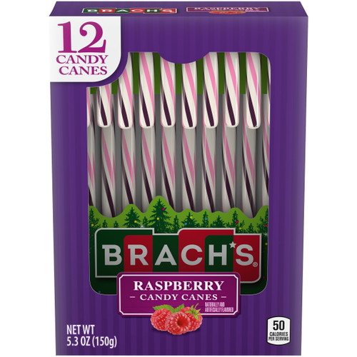 Brach’s Raspberry Candy Canes, 12ct, 5.3oz