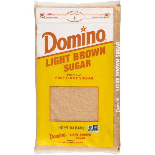 Domino Light Brown Sugar - 4lb Resealable Bag