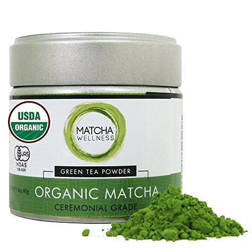 Matcha Green Tea Powder Ceremonial Grade 40g - Usda Organic | 1st Harvest Premium Matcha From Uji - Matcha Wellness