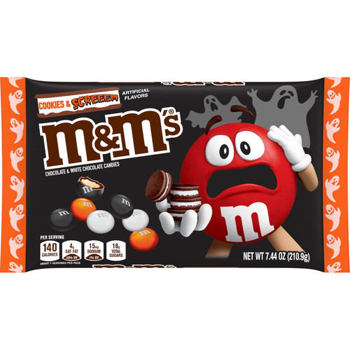 M&m's Cookies & Screem Chocolate Halloween Candy - 7.44oz
