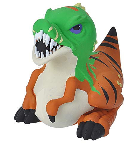 Wild Republic Rubber Ducks, Bath Toys, Kids Gifts, Pool Toys, Water Toys, T-rex, 4"
