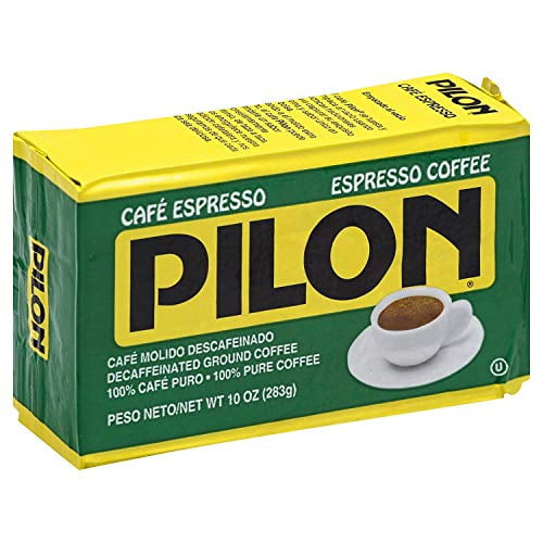 Pilon Decaf Espresso Coffee, 10 Oz