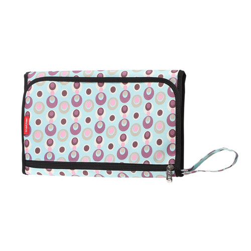 Chaoma Baby Diaper Changing Pad For Boys Girls 0-36month Breathable Waterproof Changing Mat W/ Foldable Inner Storage Mesh Bag