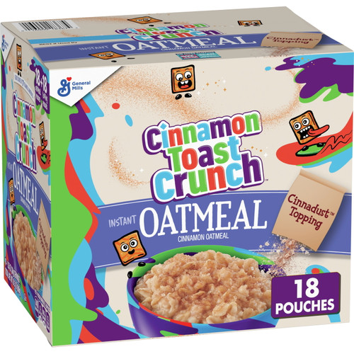 Cinnamon Toast Crunch Instant Oatmeal, Whole Grain, 6 Ct, 8.8 Oz