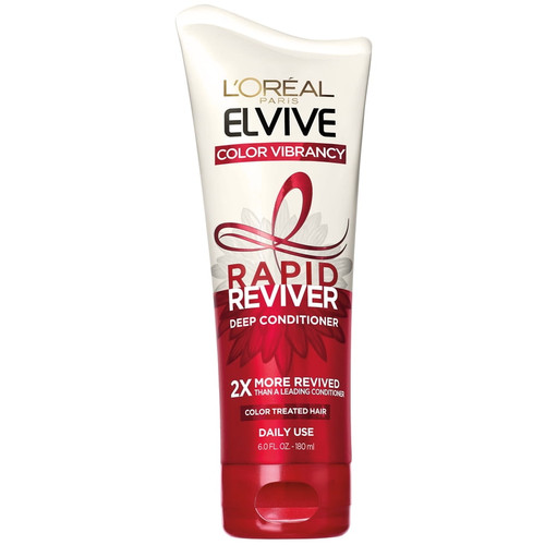 L'oreal Paris Elvive Color Vibrancy Rapid Repair Reviver Deep Conditioner, 6 Oz.