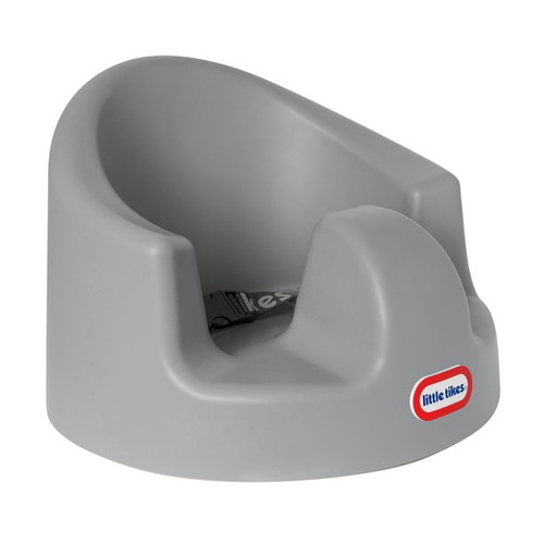 Little Tikes My First Seat Infant Toddler Foam Floor Support Baby Chair, Grey