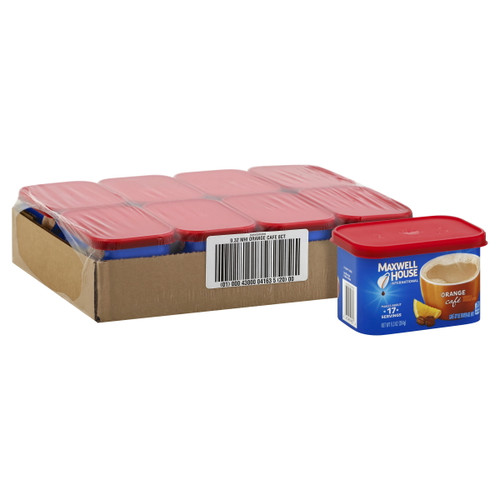 Maxwell House International Orange Beverage Mix, 9.3 Oz Canister (pack Of 8)