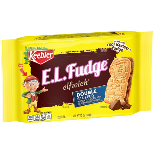 Keebler E.l.fudge Elfwich Double Stuffed Cookies 12 Oz