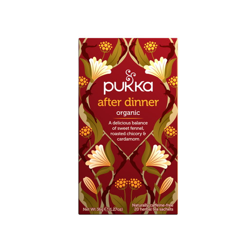 Pukka Dessert After Dinner Organic Herbal Tea, Caffeine-free, Tea Bags 20 Count