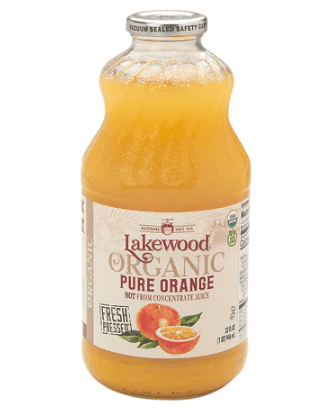 Lakewood Organic Pure Orange Juice 32 Fl Oz Pack Of 3