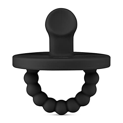 Ryan & Rose Cutie Pat Pacifier Teether (slant, Black)