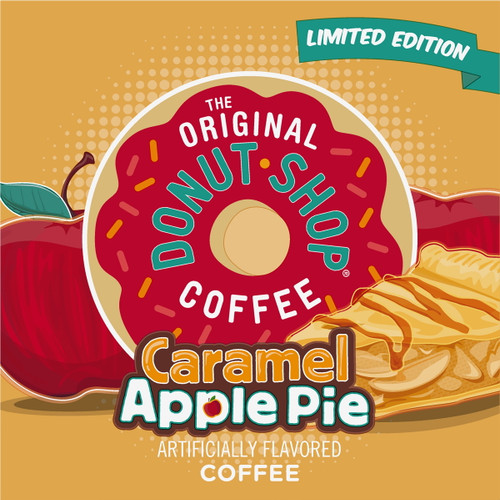 The Original Donut Shop Coffee Caramel Apple Pie K Cups 1 Box Of 12 Limited Edition
