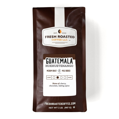 Fresh Roasted Coffee, Guatemalan Huehuetenango, Medium Roast Whole Bean, 32 Oz