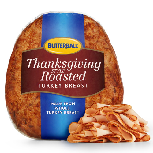 Butterball Thanksgiving-style Roasted Turkey Breast Lunch Meat, Deli Sliced
