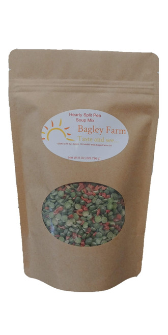 Bagley Farm's Split Pea Soup Mix - No Msg - Makes 2 Quarts