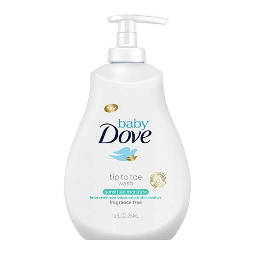Dove Baby Tip To Toe Body Wash, Sensitive Moisture, 13 Oz, 3 Pack