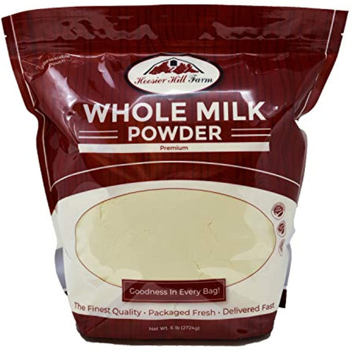 Hoosier Hill Farm All American Dairy Whole Milk Powder, 6 Pound (96oz), Hormone Free & No Additives (pack Of 1)