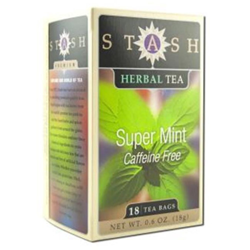 Stash Tea Super Mint Herbal Tea Bags, 18 Count