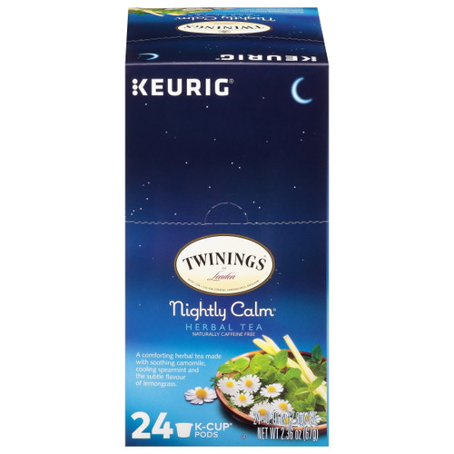 Twinings Nightly Calm Herbal Tea Keurig K-cups, 24 Ct