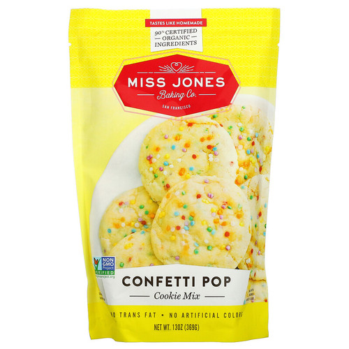 Miss Jones Baking Co, Confetti Pop Cookie Mix, 13 Oz