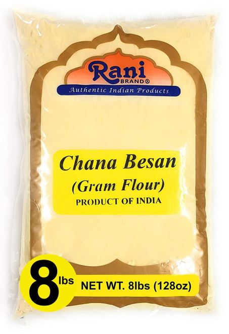 Rani Chana Besan - Chickpeas Flour, Gram 128oz (8lbs) 3.63kg Bulk ~ All Natural | Vegan | Gluten Friendly | Non-gmo | Indian Origin