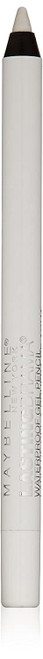 Maybelline New York Eyestudio Lasting Drama Waterproof Gel Eye Pencil, Cashmere White, 0.04 Ounce