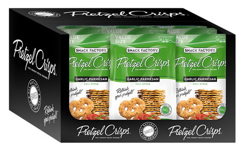 (price/case)pretzel Crisps Garlic Parmesan 12-14 Ounce