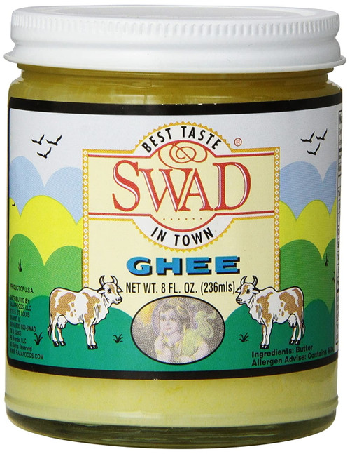 Swad Pure Ghee Clarified Butter, 8 Ounce